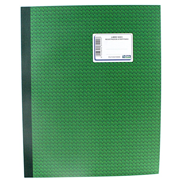 Registro LIBRO SOCI SPA SRL PARTITARIO 100 PG...