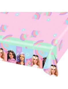 Tovaglia di carta 120x180cm Barbie Sweet Life