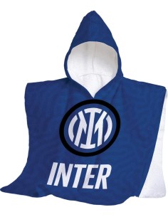 Inter | Poncho Inter In Spugna Bambino, 100% Cotone,...