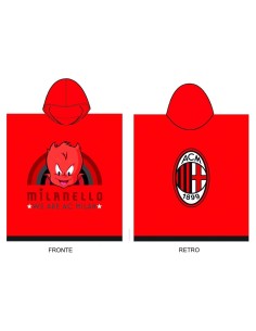 Milan | Poncho Milan In Spugna Bambino, 100% Cotone,...