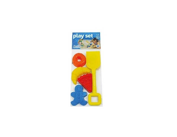 Set giochi da spiaggia paletta con formine