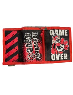 Milan | PORTAFOGLIO MILAN TIF8 gameover ROSSO NERO ECO