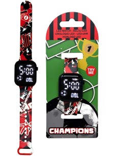 Champions Rossonero - Orologio da polso Digitale Led...