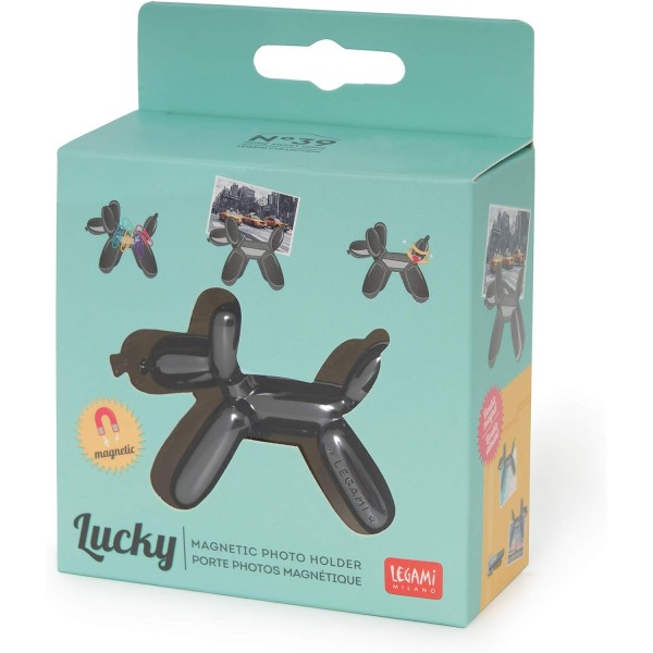 Legami Lucky-Portafoto Magnetico, Nero