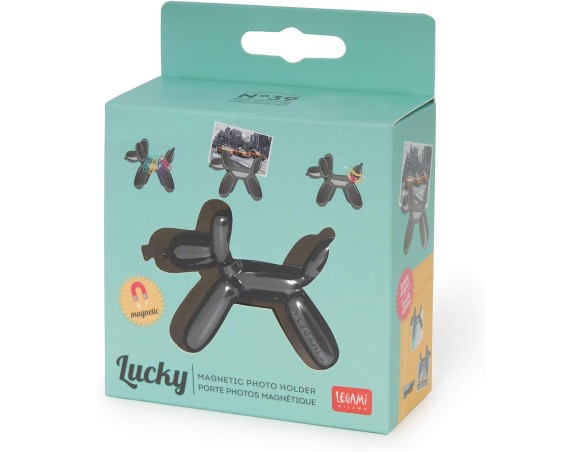 Legami Lucky-Portafoto Magnetico, Nero
