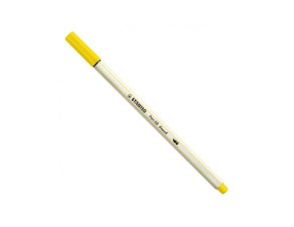 PENNA STABILO PEN 68 BRUSH 568/24 GIALLO LIMONE (568/24 COLORE GIALLO LIMONE )