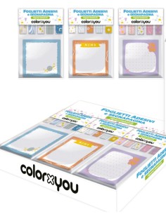 Set Foglietti adesivi segnapagine colorxyou