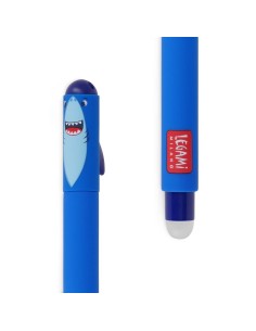 Legami - Penna Gel squalo Shark Cancellabile, Sfera...