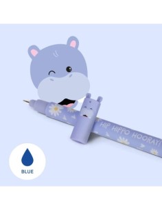 Legami - Penna Gel Cancellabile, Tema Hippo Ippopotamo... 2