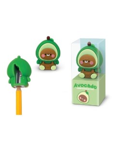 Temperino avocado verde in plastica morbida - Lebez