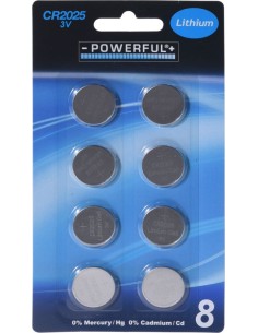 Batteria Pila a Bottone CR2025 C.U.