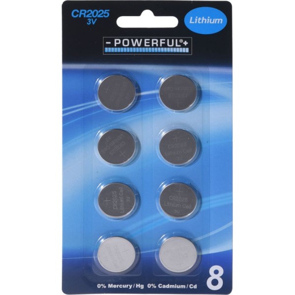 Batteria Pila a Bottone CR2025 C.U.