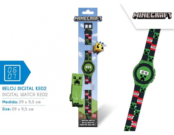 Minecraft | Orologio da Polso Digitale Minecraft Bambino Bimbo