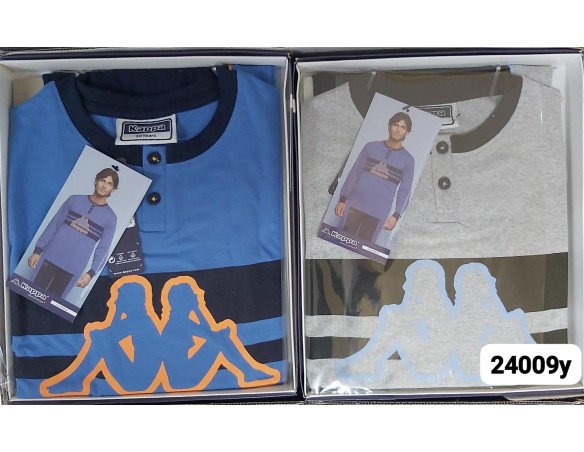 PIGIAMA KAPPA RAGAZZO 331 W1SW 24009 Y primaverile in cotone 10 -12 -14 anni