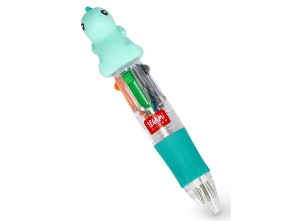 Legami ! | Mini Penna a Sfera 4 Colori - Mini Magic Rainbow dino dinosauro