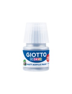 Tempera acrilica 25 ml argento fila decor