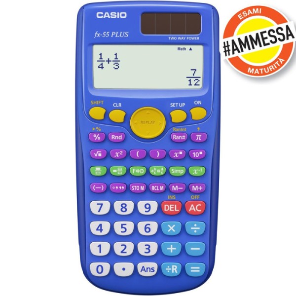 CALCOLATRICE SCIENTIFICA FX55 PLUS 240 FUNZIONI...