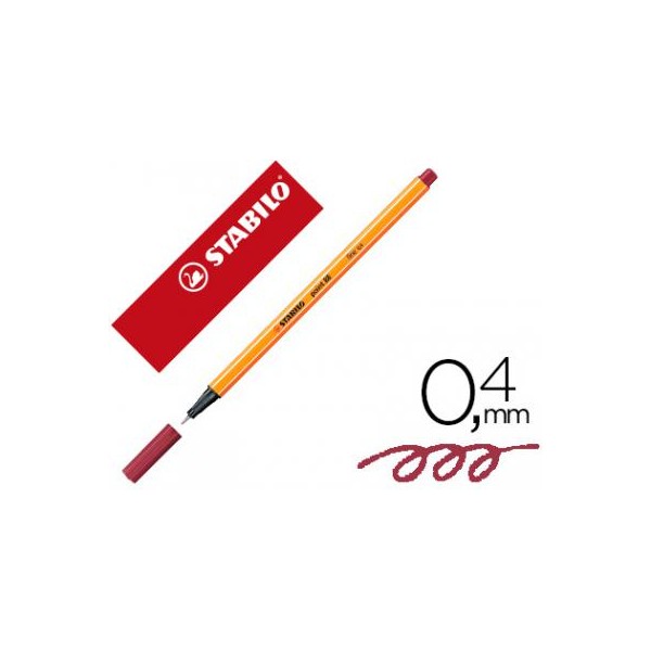 PENNA PENNARELLO STABILO PEN 88 - 45 MARRONE BRUNO