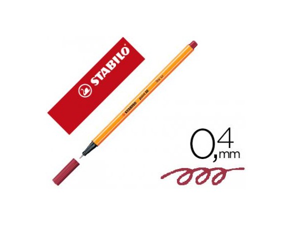 PENNA PENNARELLO STABILO PEN 88 - 45 MARRONE BRUNO