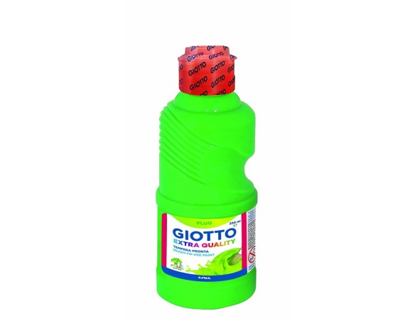 TEMPERA PRONTA VERDE FLUO 250 ml