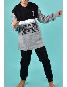 Pigiama Juventus FC ragazzo bimbo junior B2JU15131 grigio...