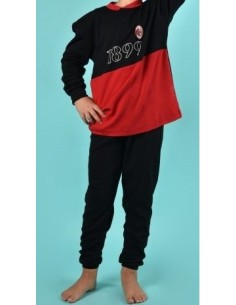 Pigiama bambino AC Milan serafino caldo cotone B2MI15130...