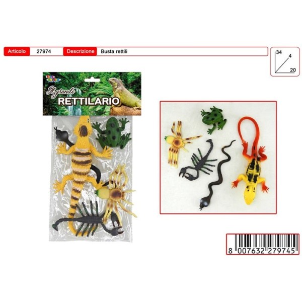 TOYS GARDEN BUSTA INSETTI RETTILI 27974