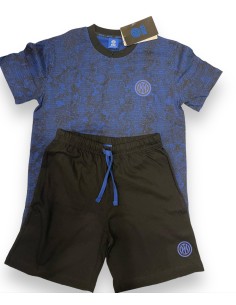 Inter | PIGIAMA SQUADRA INTER COTONE ESTIVO CORTO ADULTO...