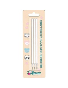 REFIL RICARICA BLISTER 3PZ NERO CANCELLABILE UNIVERSALI...
