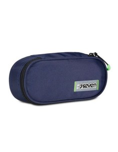Astuccio scuola Seven Round Plus Freethink Blue Deep