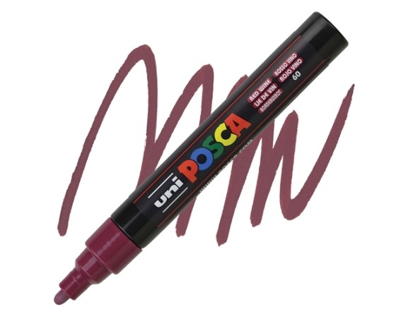 PENNARELLO UNI POSCA MM.2,5 ROSSO VINO 5 (COLORE ROSSO VINO ) UNIPOSCA