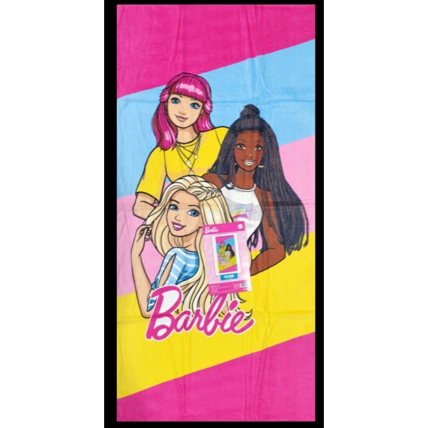 Barbie | Telo Mare 70x140 Cm Barbie cotone