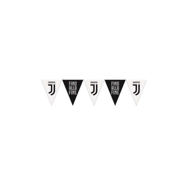 Festone Bandierina Juventus Bianconero 3.65mt...
