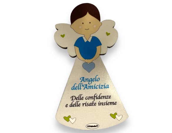 Fabula | Magnete Angelo calamita Dell'amicizia In Legno Naturale maschile fabula