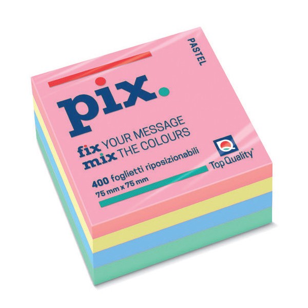 Blocco Memo post-it Top Quality PIX 75x75 100ff...