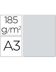 Cartoncino vivaldi A3 280gr argento metal su bianco...
