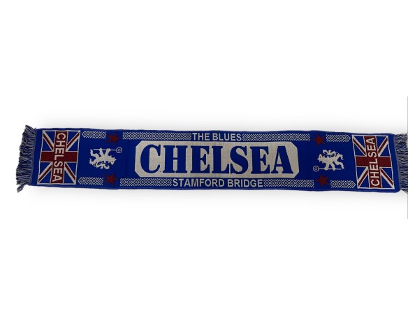 SCIARPA STADIO CHELSEA JACQUARD NON UFFICIALE - RARE STRANIERE