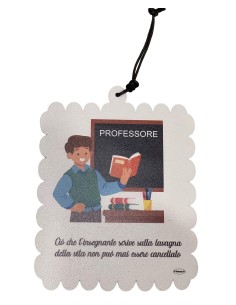 Targa professore in legno 12x8 maestra maestro maestri In...