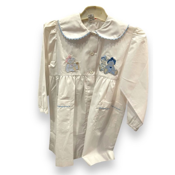 GREMBIULE ® ASILO FEMMINUCCIA BAMBINA BIANCO 3888