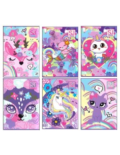 Quaderno Maxi  Seven SJ animal girl - 100gr - Rigo A...