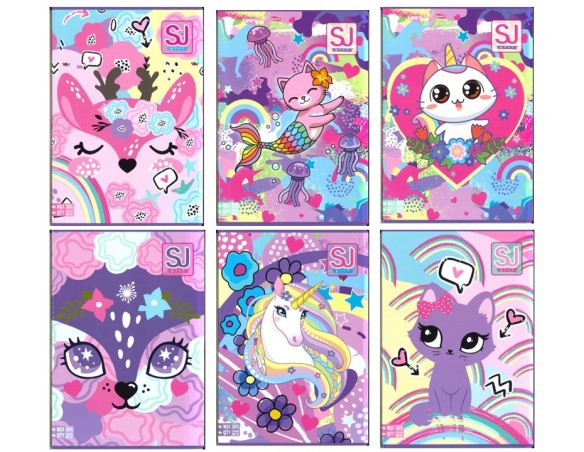 Quaderno Maxi  Seven SJ animal girl - 100gr - Rigo A prima e seconda elementare