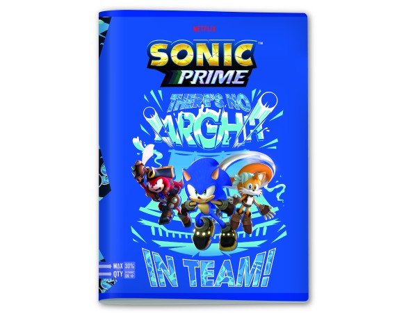 Maxi QUADERNO SONIC RIGO A PRIMA E SECONDA ELEMENTARE MAXI seven