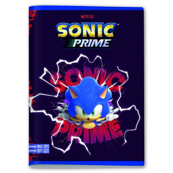 Maxi QUADERNO SONIC RIGO A PRIMA E SECONDA...