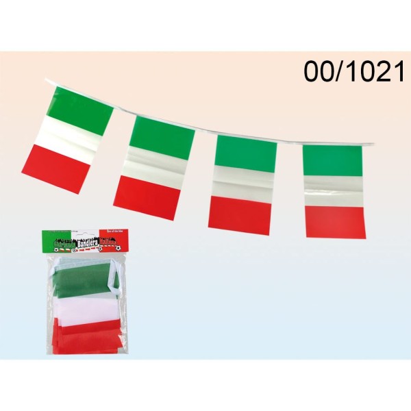 FESTONE GHIRLANDA BANDIERA ITALIANA 7 MT