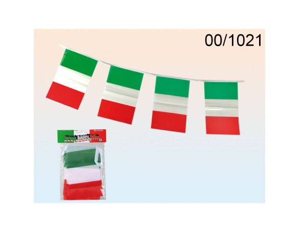 FESTONE GHIRLANDA BANDIERA ITALIANA 7 MT