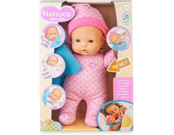 Nenuco - Dormiamo Bambola con Suoni per Bambine/i da 1 Anno