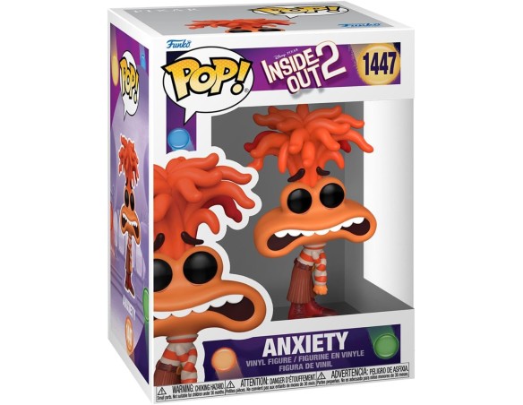 Funko POP! Disney: Inside Out 2 - Anxiety - ansia - Figura in Vinile da Collezione - Idea Regalo - Merchandising Ufficiale - Gi