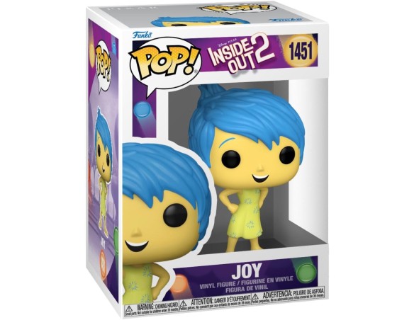 Funko POP! Disney: Inside Out 2- Joy - gioia Figura in Vinile da Collezione - Idea Regalo - Merchandising Ufficiale - Giocattol