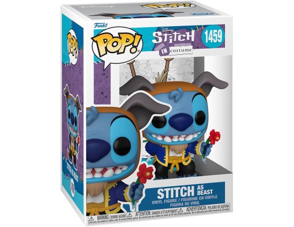Funko POP! Disney: Stitch Costume - Beast - Lilo And Stitch - Figura in Vinile da Collezione - Idea Regalo - Merchandising Uffi