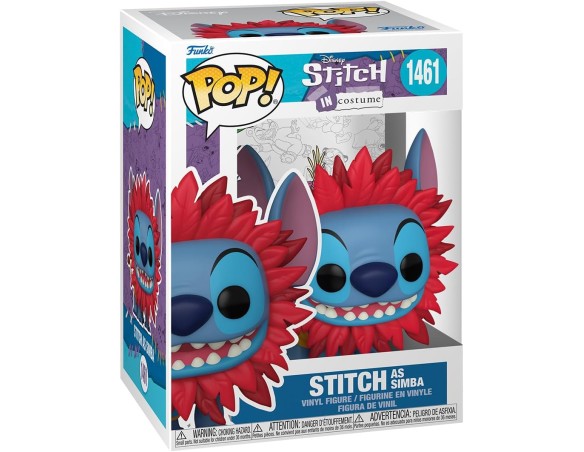 Funko POP! Disney: Stitch Costume - Simba - Lilo And Stitch - Figura in Vinile da Collezione - Idea Regalo - Merchandising Uffi